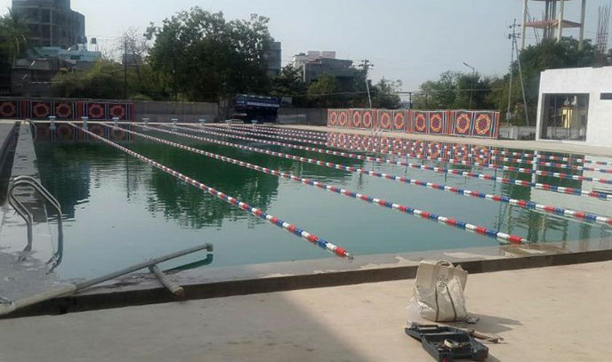 Schwimmbadprojekt in Indien
